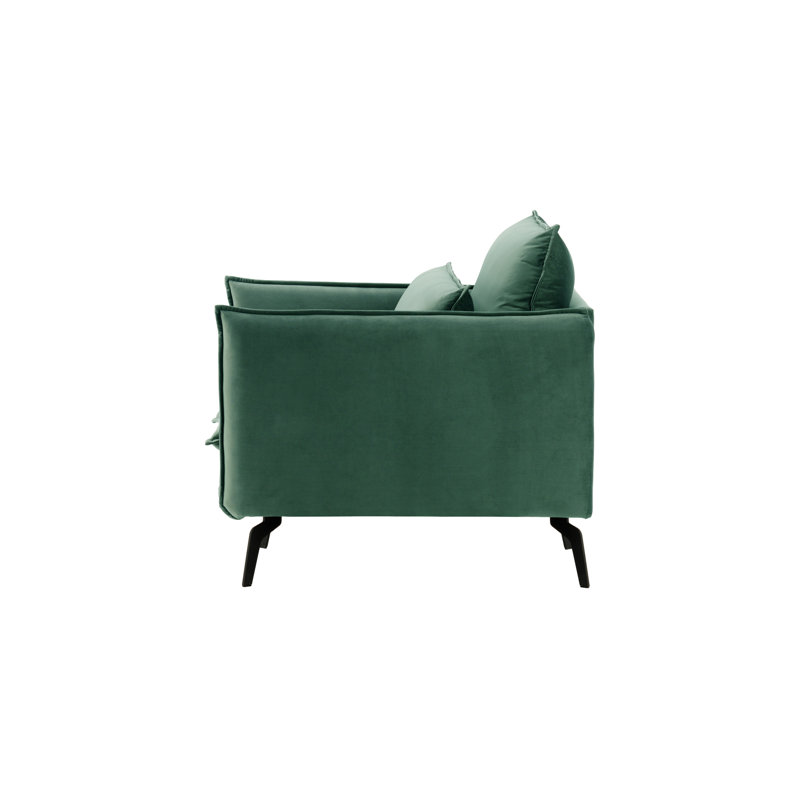 Ferrigno Upholstered Armchair, Azure