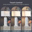 Ensemble de 2 lampes de table modernes, à contrôle tactile et à intensité variable à 3 voies, base en cristal de diamant miroir