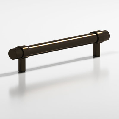 Round Collared Cabinet Pull With Straight Posts