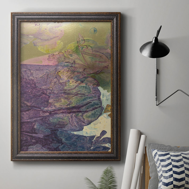 Toile encadrée de qualité supérieure Monet's Landscape V - prête à être accrochée, H 20 po x l 16 po x P 2,5 po