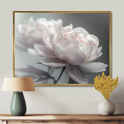 Rozier - Décoration murale pivoines