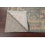 Gris laine oriental/brun clair/rouge Tapis décoratif