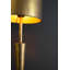 Lampe de table kalalou en or antique avec abat-jour tonneau en métal - hauteur d'éclairage moderne de 40 pouces