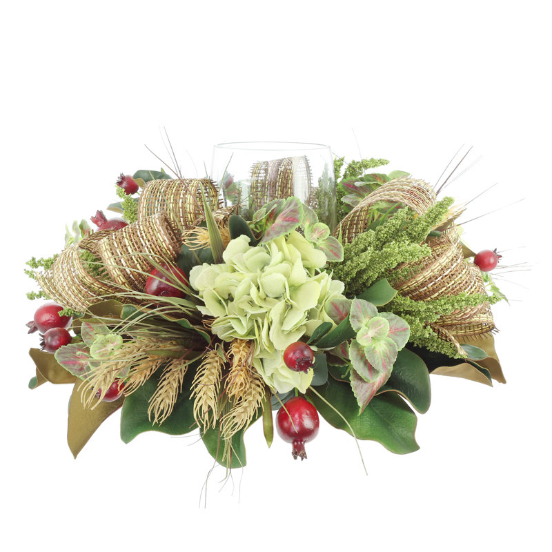 Arrangement floral d'hortensias dans un vase