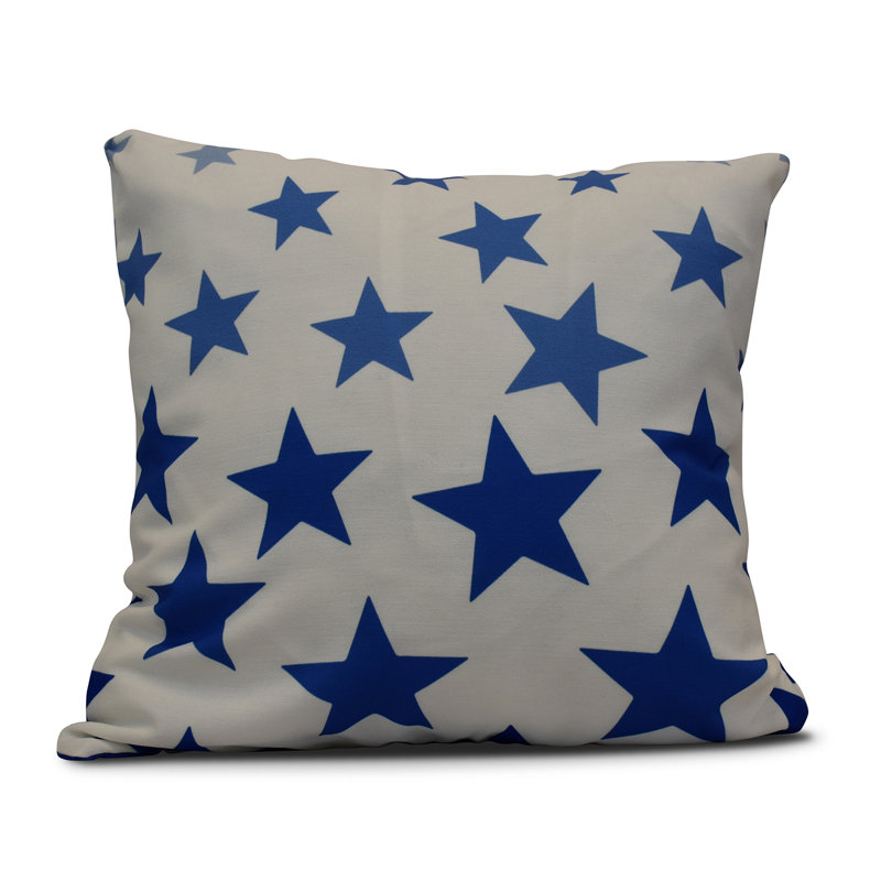 Housse de coussin Funky Junky, Bleu, 20 po x 20 po