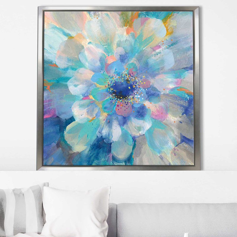 «Intensity II (Square)» par Danhui Nai, reproduction, Cadre flottant argent, H 27,5 po x l 27,5 po x P 2 po