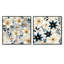 Ephemerine - Ensemble de 2 collages carrés floraux-101855810-101855816
