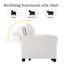 Upholstered Tufted Convertible Pull-Out Sleeper Sofa Bed - Adjustable Backrest With 2 Soft Pillows-2061366989