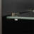 Black Side Storage With Aluminum Lamp - Strong And Construction Cabinet Brilliant Strip Ample Space Available W40xd29xh170cm 15mm Particleboard