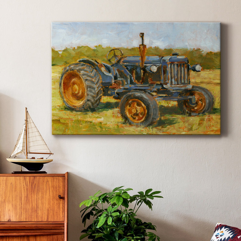 " Rustic Tractors III ", 48" H x 32" W x 1" D