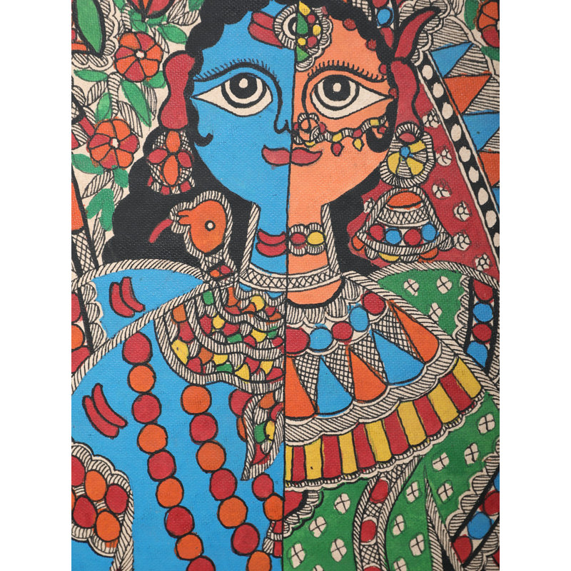 Ardhnareshwar | Papier fait à la main | Par Ashutosh Jha