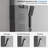 5-way Diverter Shower Tower Panel System with Fixed Shower Head-91485642