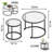 Glass Top Nesting Coffee Table-1406826883