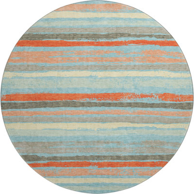 Premium Machine Washable Colmenero AMF1019 Stripes Rug