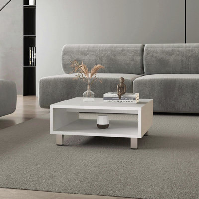 Table basse avec rangement ouvert