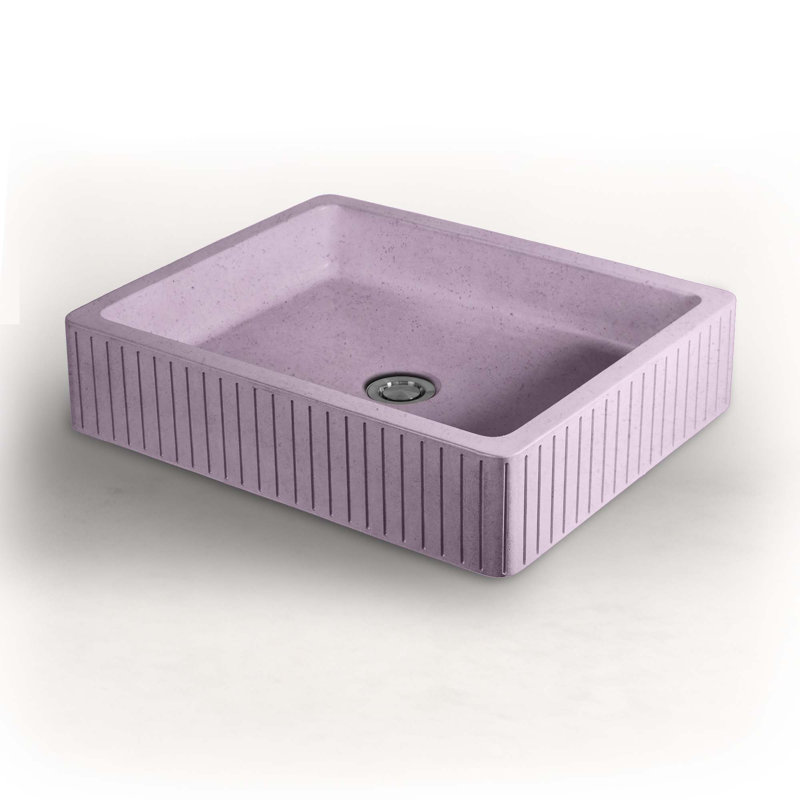 Newterra 17.38 in. L Bathroom Sink, Lilac