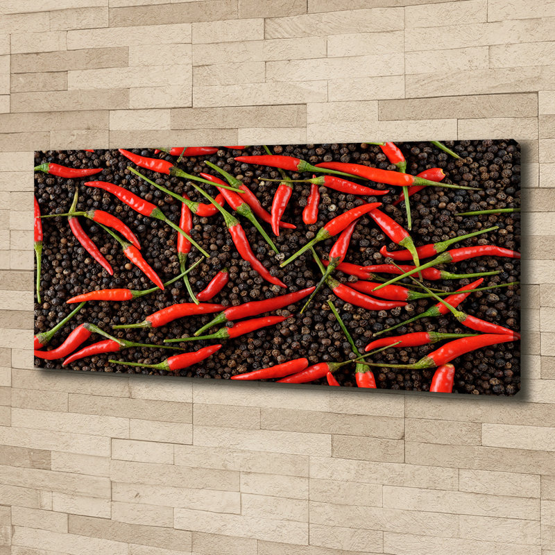 Chilli Peppers - Wrapped Canvas Print