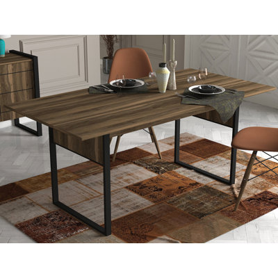 Geertruida Solid Wood Base Dining Table