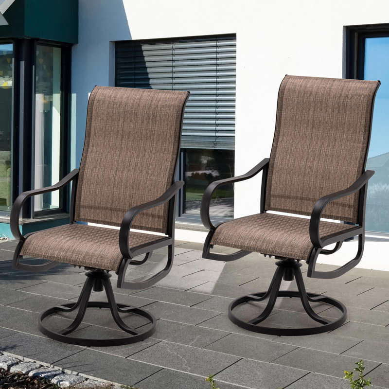 Fauteuil de patio pivotant Bhairavi