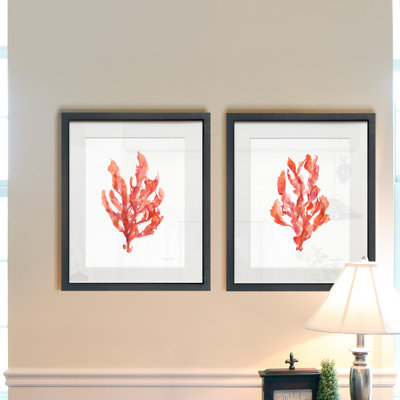 " Coral Kelp I " 2 - Pieces Painting Print