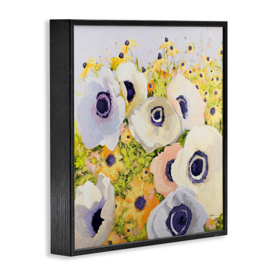 Art giclée sur fond de coquelicots pastel par Shirley Novak