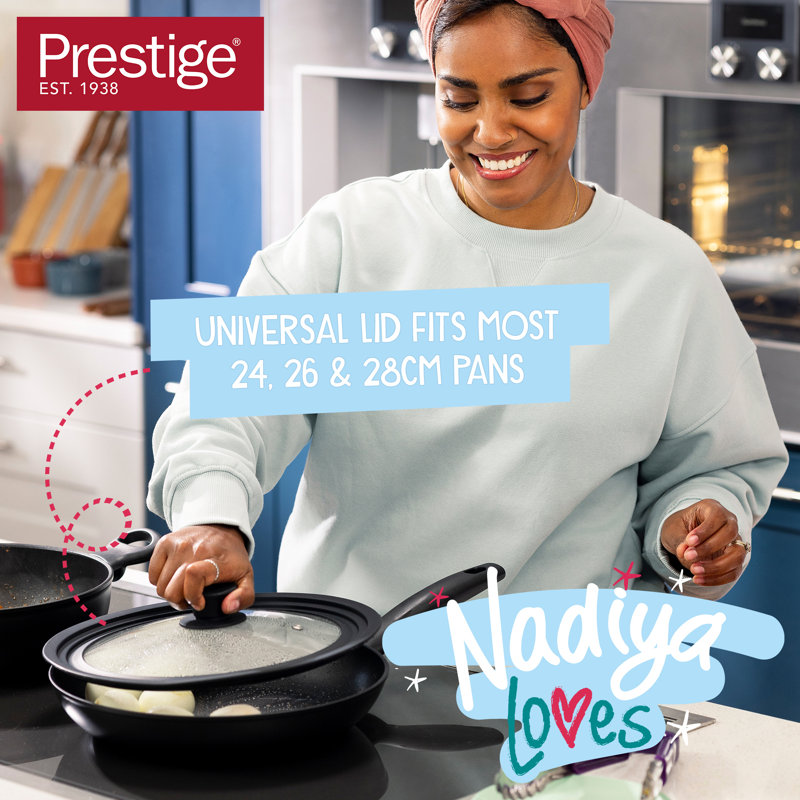 Nadiya X Prestige Nesting Frypan Tp & Lid