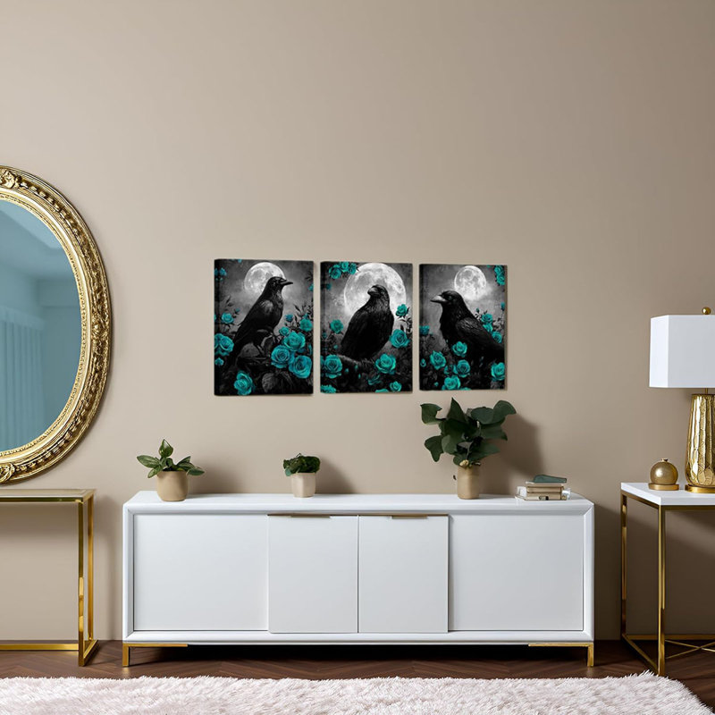 3 Piece Wrapped Canvas Wall Art