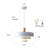 1 Light Nordic Single Pendant