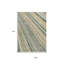 Tapis intérieur lavable rayé doré 9 pi x 12 pi