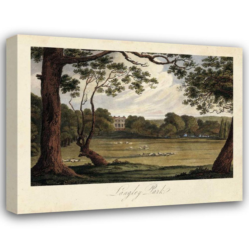 Art sur toile tendue Lark Manor ™ Hakewill, James Gallery: The English Countryside IV, H 20 po x l 24 po