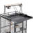 441.96cm Iron Play Top Floor Bird Cage with Wheels