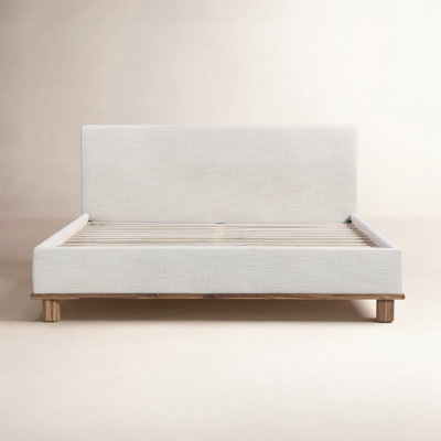 Kya Plaza Mid-Century Upholstered Panel Headboard Design
