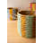 Kalalou Set of 3 Seagrass Baskets with Multi-Colored Stripes