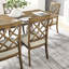 2 pièces de chaises de salle à manger en bois massif de style Mid-Century - rembourrées confortables couleur chêne blanc-1620743927