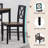 4 - Person Rectangular Solid Wood Top Dining Set