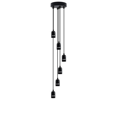 Mathurine - Light Black Cluster Pendant