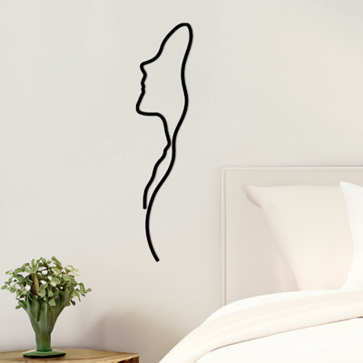 Modern People Wall Decor on Metal