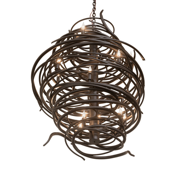 20 - Light Chandelier, Oil Rubbed Bronze