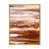 Toile avec cadre flottant or