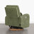 Family-Friendly Swivel Glider Power Recliner with Pocket-116053092