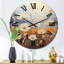Chloeigh - Horloge murale florale-1715475661