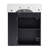 Micheals 21.6 inch Modern Floating Bathroom Vanity with Ceramic Basin,Right Side Storage-1301480840