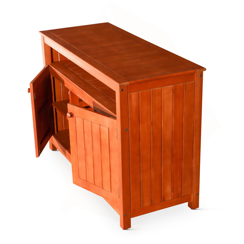 Buffet en eucalyptus, huile naturelle