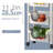 Kitchen Stackable Storage Rack Organizer With Vegetable Fruit Basket Shelf Stable