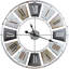 Horloge murale en métal (diamètre de 60 cm)