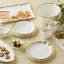 Regency Gold 16-Piece Porcelain Dinnerware Set for 4 – Luxury Gold-Rimmed Plates, Bowls & Mugs – Elegant, Dishwasher-Safe Tableware for Formal Dining, Entertaining & Special Occasions