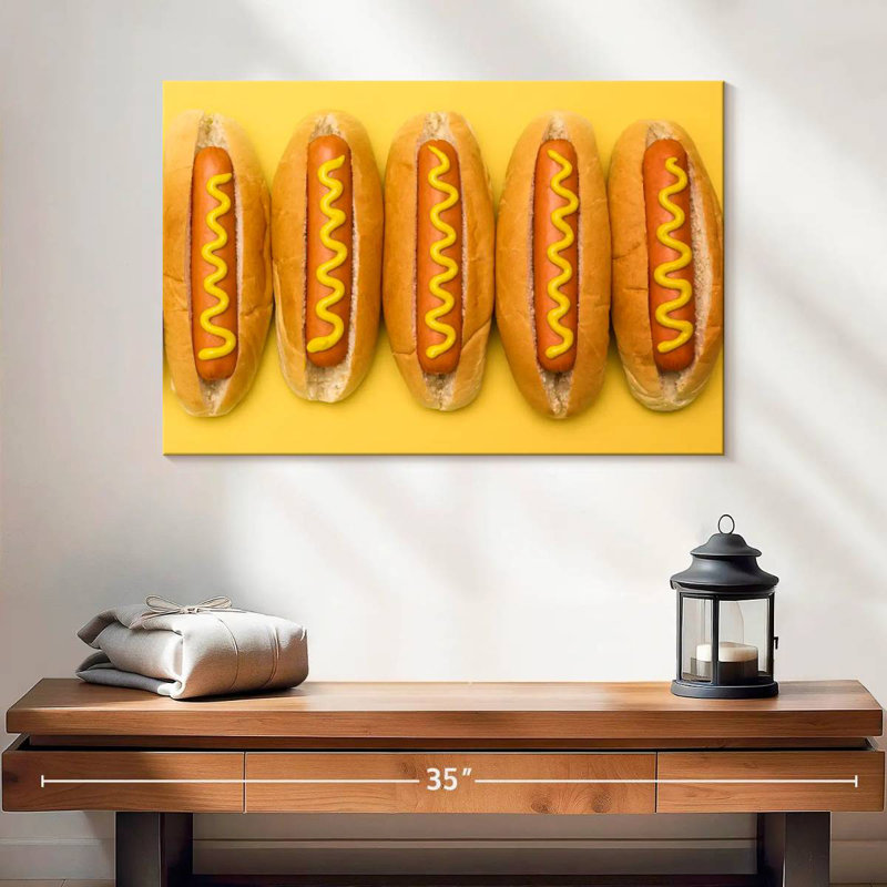 Yarlin Hot Dogs, 8" H x 12" W