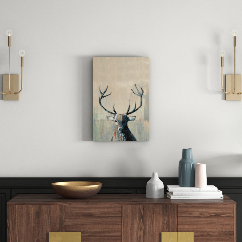What up Buck Wrapped Canvas Painting, 61cm H x 41cm W x 3.81cm D