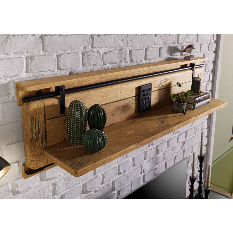 Railway Floating Shelf, 380cm H x 140cm W x 25cm D