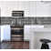 American Tin Ceilings Pattern #19 24 x 24 inch Metal Tin Tiles with Backsplash Kit (Set of 5)